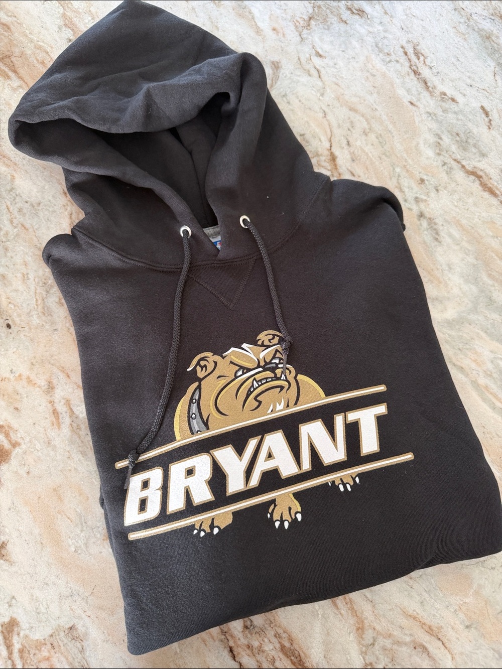Russell Athletic Black Bryant Bulldogs Graphic Crewneck